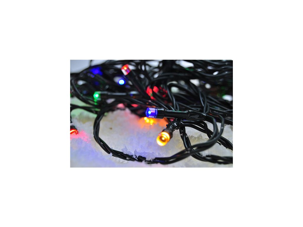 6164 solight led im freien weihnachtskette 200 leds 20m versorgung 3m 8 funktionen timer ip44 multicolor