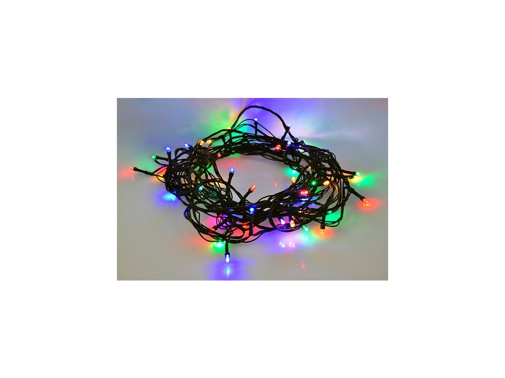 6167 solight led im freien weihnachtskette 100 leds 10m versorgung 3m 8 funktionen timer ip44 multicolor