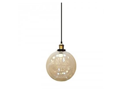 1181 vintage glas hangelampe transparent 250
