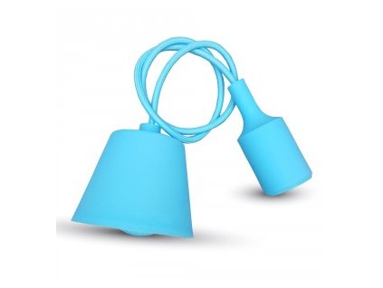 1208 e27 hangelampe fassung hellblau