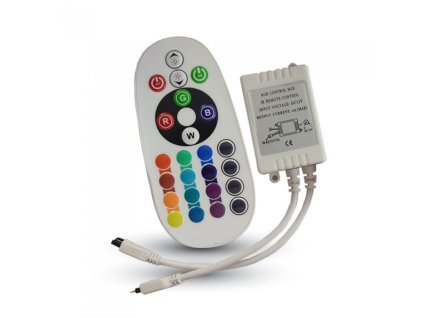 1337 infrarot controller regler mit fernbedienung 24 tasten rund