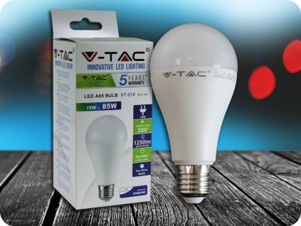LED Glühbirne - SAMSUNG CHIP 15W E27 A65 Plastic (Lichtfarbe Kaltweiß)