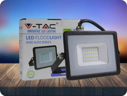 20W LED Fluter/Scheinwerfer SMD SAMSUNG CHIP Schwarz Gehäuse 6400K (Lichtfarbe Kaltweiß)