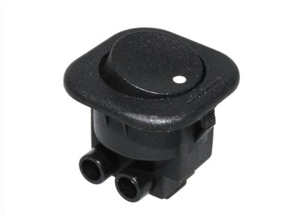 19904 wippschalter 6a 250v schwarz rund