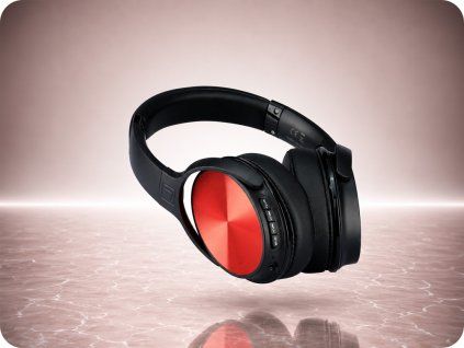 Bluetooth-Kopfhörer 500mAh, rot