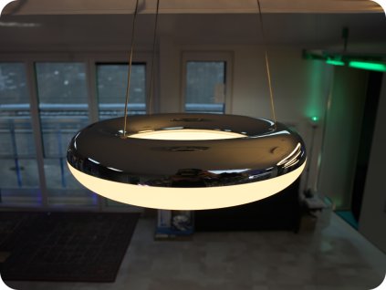 LED-Kronleuchter 40W, weiches Licht, 40 cm