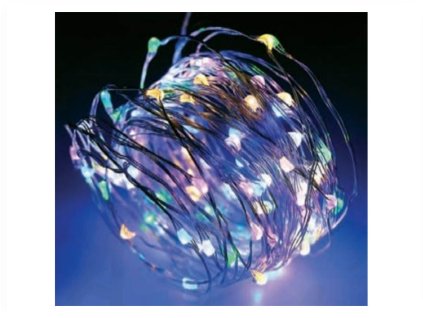 LED dekorative Kette 30m, 300LED, RGB, 8 Funktionen, mit Adapter, Silberkupfer [X01300312]