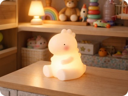 LED Deko Dinosaurier 0,02W 3000K 3xLR44 im Paket [DINOWWLR44]