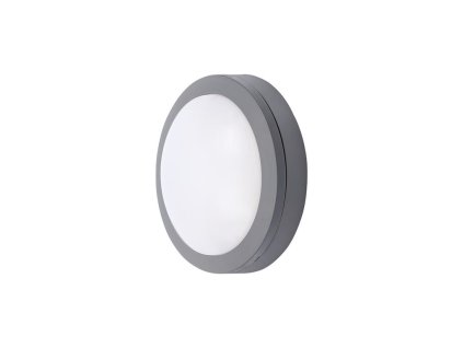 Solight LED-Außenbeleuchtung rund, grau,13W, 910lm, 4000K, IP54 [WO746]