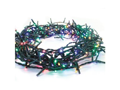 LED-Weihnachtskette außen, 180 LEDs, 8.95m, 3m Zuleitung, 8 Funktionen, IP44, RGBY [X08180312]