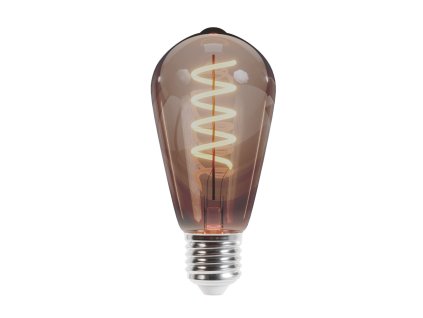 E27 LED-Retro-Glühlampe 4W, 250lm, ST64, Rauch, 2000K