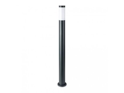 LED-Gartenlampe 1XE27 110cm ,  IP44 , dunkelgrau