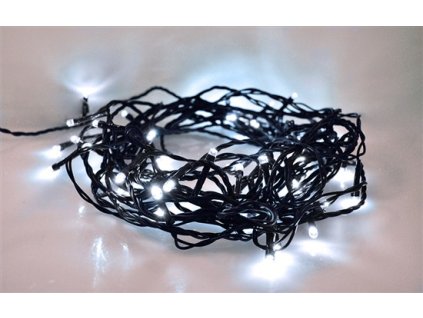 Solight LED Outdoor Weihnachtskette, 200 LEDs, 10m, 5m Zuleitung, 8 Funktionen, IP44, kaltweiß
