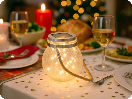 LED Solar Deko 30xLED, 1,5W, IP44, warmweiß [X04301424]