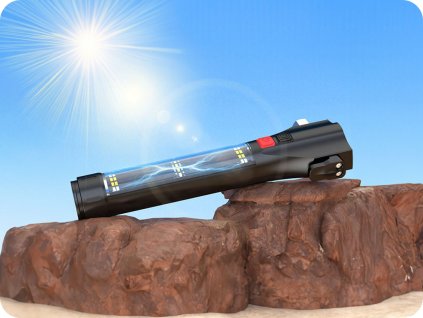 Superfire Solar wiederaufladbare LED-Taschenlampe, max. 10W, 310lm, 2000mAh, IP44 [D30]