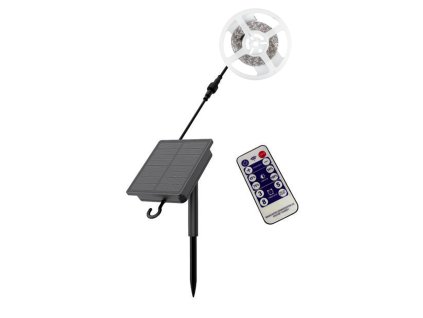 Set LED-Streifen 5m + Solarpanel + Fernbedienung, IP67
