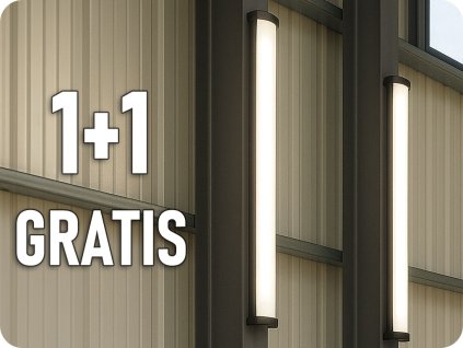 LED-Linear-Highbay 100W, 8700lm, schwarz, 1+1 gratis!