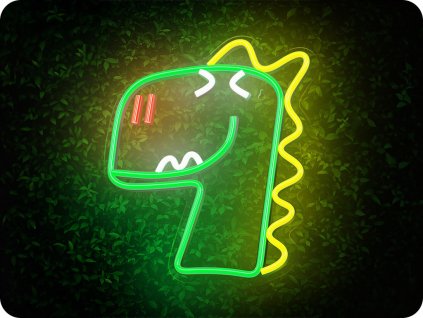 Forever Light Neon LED-Dekoration dimmbar DINO grün, USB [RTV100442]