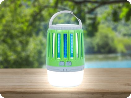 LTC Wiederaufladbare Campinglampe mit Insektenfänger 5W, 600lm, 3 Modi