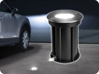 LED-Leuchte LUKKA Top-Up, in den Boden eingebaut GU10, IP67, max. 4W, rund [SLIP012015]