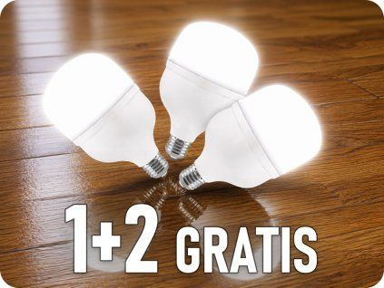 LED Glühbirne E27/E40, T120, 40W, 4320lm, 160°, IP20, 1+2 gratis!