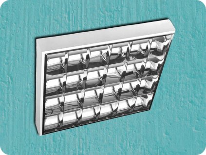 LED LEUCHTE RASTRO FÜR 4XLED ROHR 60CM, G13, WEISS [GT-LE060JN-01]