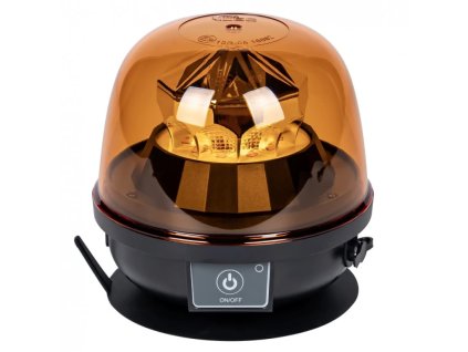 KAMAR WIEDERAUFLADBARES LED-WARNLEUCHTEN 15 W, 12 V/24 V, 7 MODI, R10, IP67, MAGNET [ALR0070]