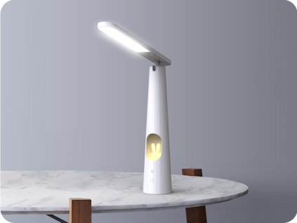 FOREVER LIGHT WIEDERAUFLADBARE, DIMMBARE TISCHLAMPE ELENA 7,5W MIT HASE, 1200MAH, CCT [RTV200045]