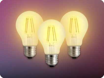 RETRO-LED-LAMPE 7W, A60, 770LM, 2700K, 3ER-PACK [WOJ+14599_3PACK]