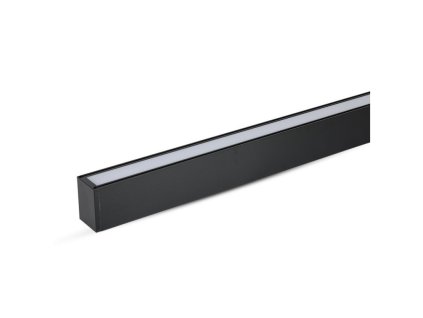LED LINEARE AUFBAULEUCHTE 40W, 3300LM, SCHWARZ, 0-10V DIMMBAR, SAMSUNG CHIP, 6400K