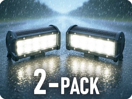 LED-Arbeitsleuchte 24,6W, 2000lm, 24xLED, R10, 12/24V, IP67/2-PACK! [LB0115]