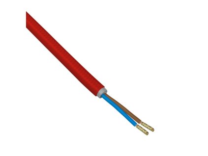 DPM GEFLECHTKABEL 2X0,75MM², ROT, PACKUNG 3M [DIC0330]