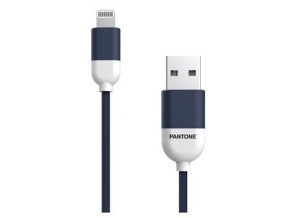 PANTONE-KABEL MFI USB-A - LIGHTNING 1,5 M, 2,4 A, BLAU [GSM174227]