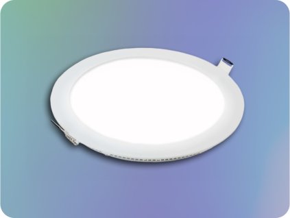 LED-EINBAUPANEL MIT NETZTEIL 6W, 660LM, BACKLIT, RUND, IP20