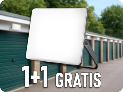 LED Fluter/Scheinwerfer mit mattiertem Diffusor 30W, 3000lm, CCT-Farbwechsel 3000K/4000K/6500K, 1+1 gratis!