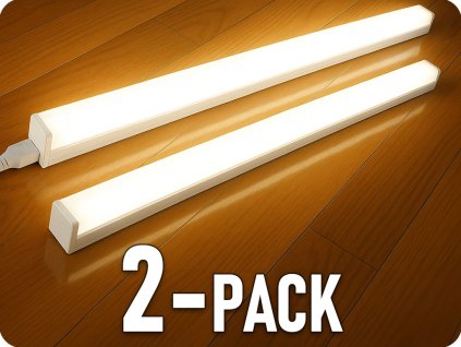 4W LED Lattenarmatur SAMSUNG CHIP T5 16W, 1600lm, 120 cm, mit Schalter/2-PACK!