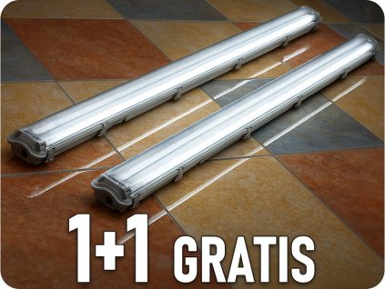 ORNO LED-Feuchtraumleuchte 120cm, 3600lm, IP65, 4000K [DS-2], 1+1 gratis!