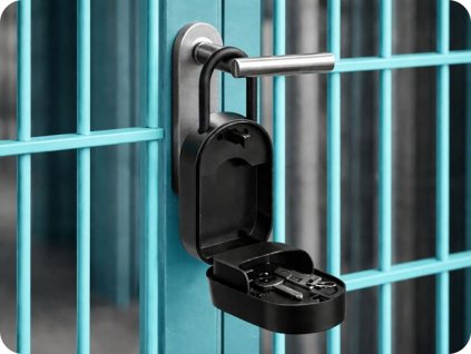 Smart abschließbarer Schrank YEEUU 3xAAA/2xCR123A, App. Smart Life [074555]