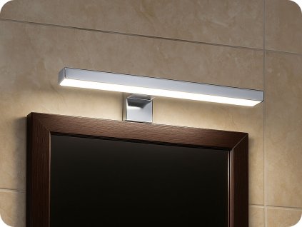 LED-Badezimmerbeleuchtung über dem Spiegel 7W, 455lm, Chrom [WO827-CR]