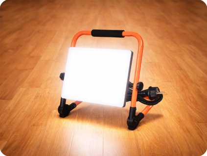 LED-Scheinwerfer mit Klappstativ, 100W, 9000lm, Kabel mit Stecker [WM-100W-FEQ]