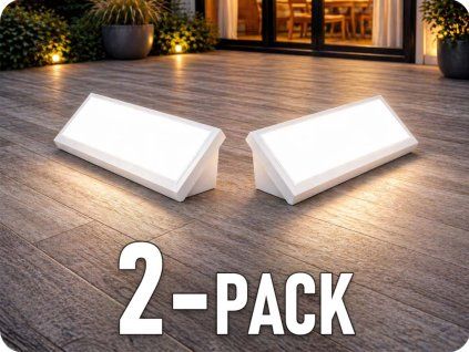 LED-Wandleuchte 20W, 2045lm,IP65, weiß/2-PACK!