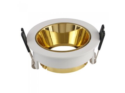 6506 rahmen den scheinwerfer gu10 rund aluminium gold