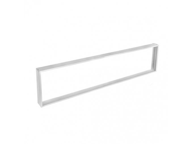 Solight Aluminium Silber Rahmen für Paneelmontage mit den Maßen 295x1195mm, für Decke/Wand, Höhe 68mm [WO907-S]