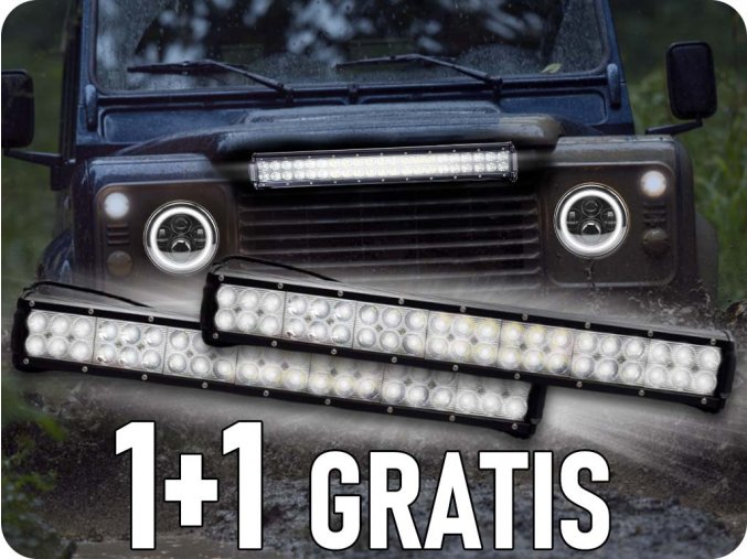 LED-Arbeitslicht 80W, 5000lm, 12/24V, 6000K, IP67, 1+1 gratis! [LB0034]