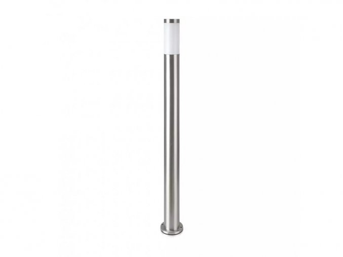 LED-Gartenlampe 1XE27 110cm ,  IP44 Satin-Nickel