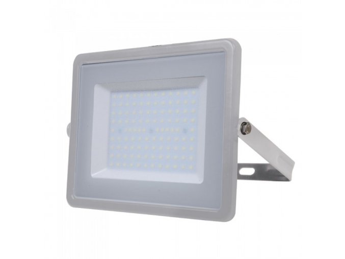 100W LED Flutlicht/Scheinwerfer SMD SAMSUNG CHIP SLIM Grau Gehäuse  120LM/W (Lichtfarbe Kaltweiß)