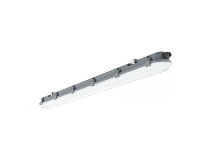 IP65 LED Wannenleuchte  vollständiger Schutz vor Wasser, Staub und Korrosion, 48W, 5760lm, 150cm, milchfarbene Abdeckung (Lichtfarbe Neutralweiß)