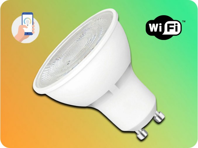 SPECTRUM SMART GU10 LED GLÜHBIRNE 4,5W 450LM 50° RGBW + CCT + DIM [WOJ+16823]