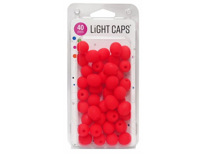 LIGHT CAPS® rot, 40 Stück im Paket