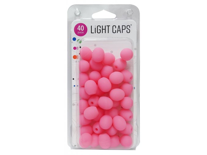 LIGHT CAPS® rosa, 40 Stück im Paket